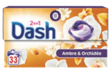 Lessive capsules ambre & orchidée 2 en 1 - DASH à 5,19 € dans le catalogue Supeco