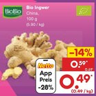 Bio Ingwer Angebote von BioBio bei Netto Marken-Discount Solingen für 0,49 €