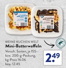 Mini-Butterwaffeln Angebote von MEINE KUCHEN WELT bei ALDI SÜD Erlangen für 2,49 €