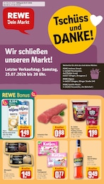 REWE Prospekt "Dein Markt", 26 Seiten, 20.07.2026 - 20.07.2026 Aktueller REWE Prospekt, "Dein Markt", mit Angeboten der Woche, gültig von 20.07.2026 bis 20.07.2026