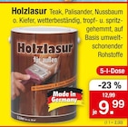 Holzlasur bei Zimmermann im Seelze Prospekt für 9,99 €