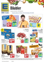 EDEKA Prospekt für Dentlein mit 40 Seiten EDEKA Prospekt "Wir lieben Lebensmittel!" für Dentlein, 40 Seiten, 26.10.2026 - 31.10.2026