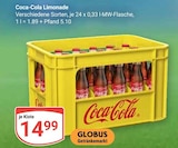 Limonade im Angebot bei GLOBUS in Völklingen Limonade Angebote von Coca-Cola bei GLOBUS Völklingen für 14,99 €