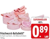 Aufschnitt im EDEKA Prospekt Frischwurst-Aufschnitt im aktuellen EDEKA Prospekt für 0,89 €