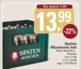 Münchener hell Angebote von Spaten bei WEZ Minden für 13,99 €