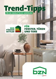 BZN Bauzentrum Oldenburg Prospekt "Trend-Tipps FÜR DIE ENERGETISCHE SANIERUNG" für Rastede, 8 Seiten, 24.05.2024 - 02.06.2024