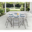 Table ronde pliante - ARTIS en promo chez Carrefour Villeneuve-d'Ascq à 69,99 €
