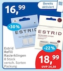 Refill Rasierklingen im Angebot bei budni in Berlin Refill Rasierklingen Angebote von Estrid bei budni Berlin für 16,99 €