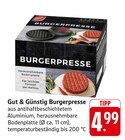EDEKA Täferrot - Burgerpresse Angebot im Prospekt Burgerpresse bei EDEKA im Täferrot Prospekt für 4,99 €