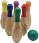 Bazarland Hirson - Promo Jeu de quilles en bois Promo Jeu de quilles en bois à 12,99 € dans le catalogue Bazarland à Hirson