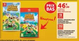 Animal crossing:new horizons jeu - NINTENDO SWITCH en promo chez Hyper U Rouen à 46,99 €
