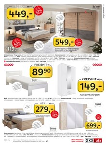 Kleiderschrank im aktuellen XXXLutz Prospekt (Münster) Kleiderschrank im XXXLutz Prospekt "junges wohnen." mit 8 Seiten (Münster)