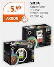 Katzenfutter Angebote von SHEBA bei Müller Bensheim für 5,49 €