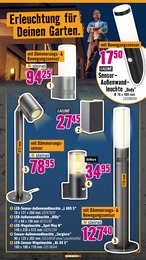 Lampe im Hornbach Prospekt Lampe im Hornbach Prospekt "Dir ist vieles Latte. Nur nicht Dein Garten." auf Seite 20