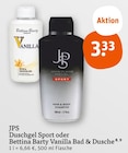 Duschgel Sport oder Vanilla Bad & Dusche Angebote von JPS oder Bettina Barty bei tegut Offenbach für 3,33 €