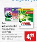 Aktuelles Vollwaschmittel Flüssig Angebot bei Markant in Lübeck ab 4,99 €