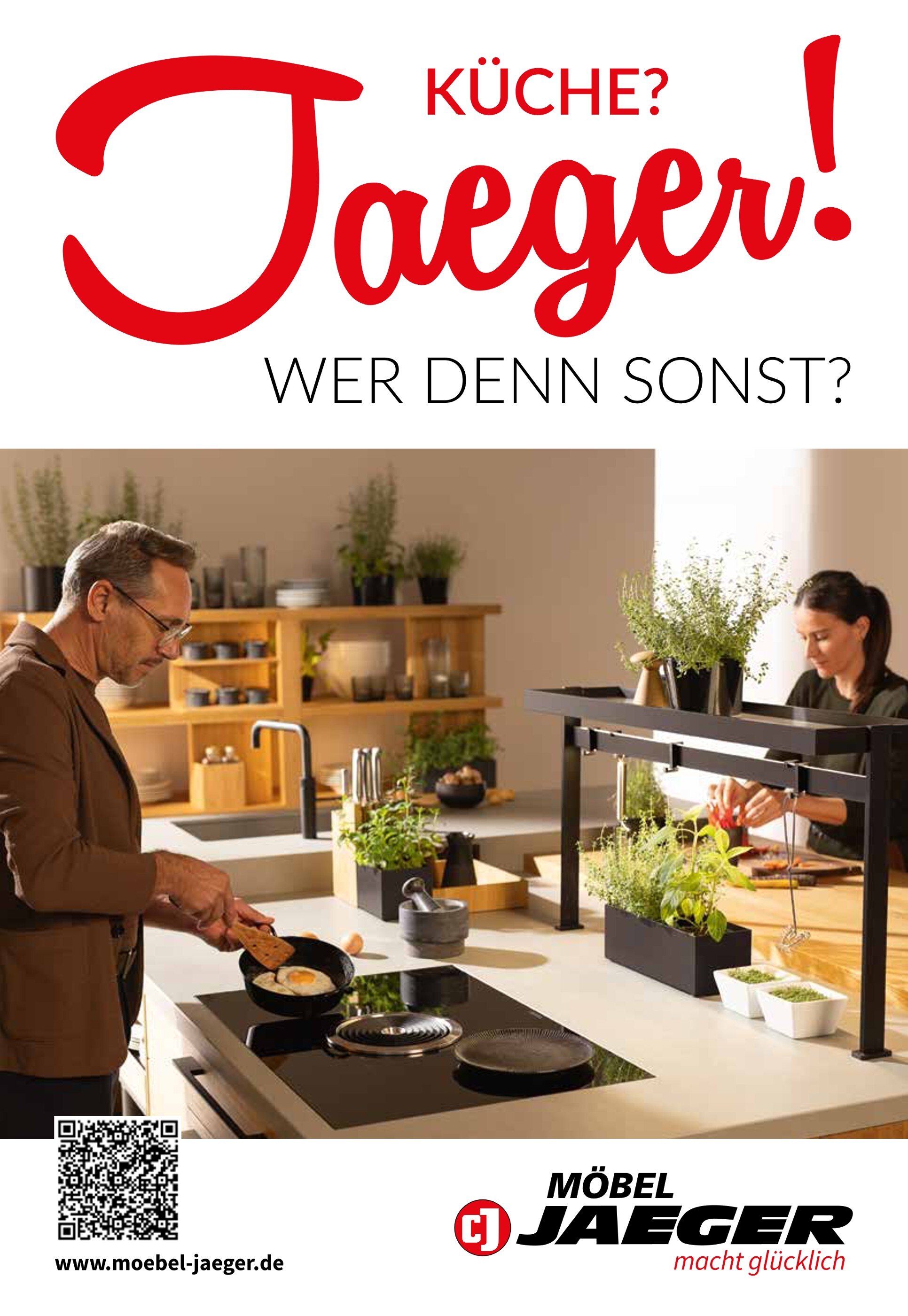 Möbel Jaeger Prospekt für Reiser mit 16 Seiten Möbel Jaeger Prospekt für Reiser: "Küche? Jaeger!", 16 Seiten, 25.08.2021 - 31.10.2021