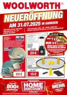Aktueller Woolworth Prospekt "NEUERÖFFNUNG IN GARBSEN" Seite 1 von 8 Seiten für Garbsen
