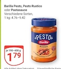 Pesto Rosso Angebote von Barilla bei GLOBUS Hofheim für 1,79 €
