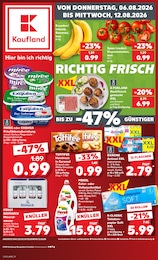 Kaufland Prospekt für Buxtehude mit 64 Seiten Kaufland Prospekt für Buxtehude: "Hier bin ich richtig", 64 Seiten, 06.08.2026 - 12.08.2026