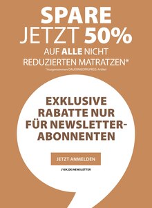 JYSK Neustrelitz Prospekt der aktuellen Woche, gültig von 25.12.2022 bis 11.02.2023 Aktueller JYSK Neustrelitz Prospekt "SALE" mit 17 Seiten
