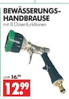Aktuelle Duschbrause Angebote bei Wreesmann in Dresden Aktuelles BEWÄSSERUNGS-HANDBRAUSE Angebot bei Wreesmann in Dresden ab 12,99 €