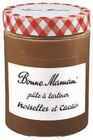 Pate a tartiner noisettes et cacao - BONNE MAMAN dans le catalogue Super U