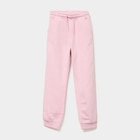 Pantalon de jogging molleton rose clair fille dans le catalogue La Halle