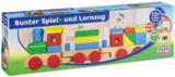 Holzspielzeug im Müller Prospekt Bunte Spiel- und Lernzug von Toy Place im aktuellen Müller Prospekt für 12,99 €