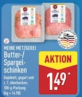 Butter-/Spargelschinken von Meine Metzgerei für 1,49 € bei ALDI Nord im Angebot Butter-/Spargelschinken von Meine Metzgerei im aktuellen ALDI Nord Prospekt