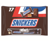 17 mini barres chocolatées aux cacahuètes et caramel - SNICKERS en promo chez Supeco 17 mini barres chocolatées aux cacahuètes et caramel - SNICKERS dans le catalogue Supeco