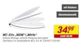 WC-Sitz „WOW“/„White“ für 34,99 € bei toom Baumarkt im Angebot WC-Sitz „WOW“/„White“ im aktuellen toom Baumarkt Prospekt