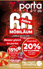 Aktueller porta Möbel Möbel & Einrichtung Prospekt in Lage und Umgebung, "Besser gleich zu porta." mit 4 Seiten, 31.08.2025 - 06.09.2025