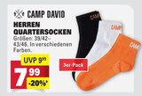 Herren Quartersocken Angebote von Camp David bei Marktkauf Reutlingen für 7,99 €