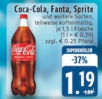 Aktuelles Coca-Cola oder Fanta oder Sprite Angebot bei E center in Gladbeck ab 1,19 €