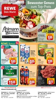 Aktueller REWE Prospekt "Dein Markt" für Kamen Aktueller REWE Prospekt für Kamen mit Seiten