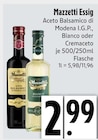 Balsamico Essig im E xpress Prospekt Aceto Balsamico di Modena I.G.P., Cremaceto von Mazzetti Essig im aktuellen E xpress Prospekt für 2,99 €