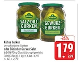 Salz-Dill Gurken im Angebot bei E center in Weimar Salz-Dill Gurken Angebote von Kühne bei E center Weimar für 1,79 €