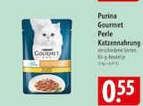 Purina Gourmet Perle Katzenahrung Angebote bei famila Nordost Stade für 0,55 €