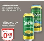 Naturradler Angebote von Gösser bei GLOBUS Kaiserslautern für 0,89 €