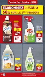 Lessive Angebote im Prospekt "DE BONNES FÊTES À PRIX DISCOUNT." von Aldi Lessive Angebote im Prospekt "DE BONNES FÊTES À PRIX DISCOUNT." von Aldi auf Seite 14