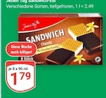 Sandwich-Eis Angebote von Jeden Tag bei GLOBUS Erftstadt für 1,79 €