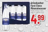 First Class Mineralwasser bei Trinkgut im Crailsheim Prospekt für 4,99 €