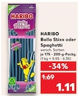 Balla Stixx oder Spaghetti Angebote von HARIBO bei Kaufland Schwerin für 1,11 €