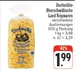 Aktuelle Nudeln Angebote bei EDEKA in Dresden Aktuelles Oberschwäbische Land-Teigwaren Angebot bei EDEKA in Dresden ab 1,99 €