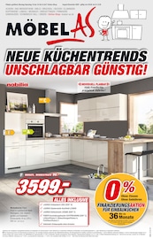 Aktueller Möbel AS Prospekt mit Herd, "NEUE KÜCHENTRENDS UNSCHLAGBAR GÜNSTIG!", Seite 1