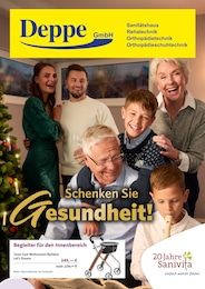 Aktueller Sanitätshaus Deppe GmbH Sanitätshäuser Prospekt für Northeim: Schenken Sie Gesundheit! mit 6} Seiten, 12.11.2025 - 31.01.2026
