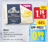 Butter im Angebot bei WEZ in Bad Oeynhausen Butter Angebote von Rama bei WEZ Bad Oeynhausen für 0,99 €