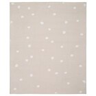 Teppich Kurzflor beige/Punkte von LEN im aktuellen IKEA Prospekt für 39,99 €