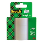3 recharges de rubans adhésifs "Magic" - 3M dans le catalogue Carrefour Market